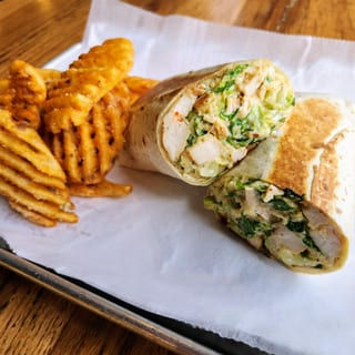 Blackened Chicken Caesar Wrap